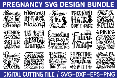 Pregnancy Svg Bundle