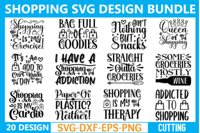 Shopping svg bundle