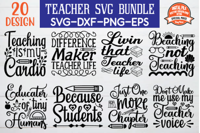 Teacher Svg Bundle