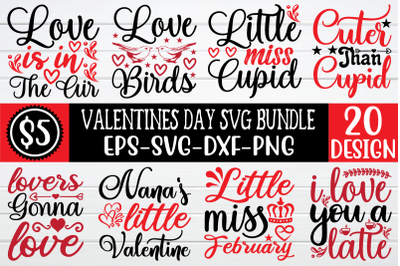Valentine Svg bundle