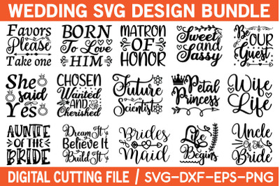 Wedding svg bundle