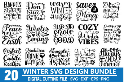 Winter Svg bundle