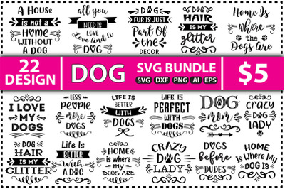 Dog SVG Design Bundle