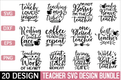 Teacher Svg Bundle