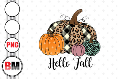 Hello Fall Pumpkin PNG Files