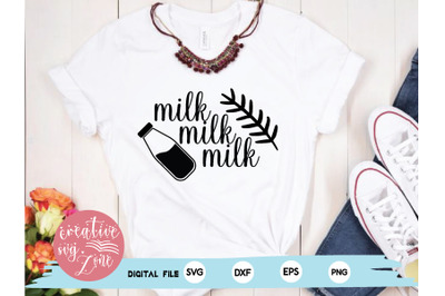 milk milk milk