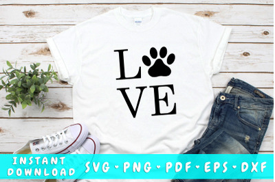 Love Dogs SVG