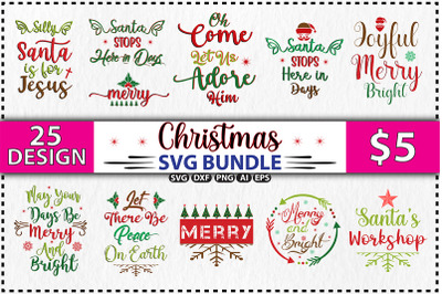 Christmas SVG Bundle, Vol 2