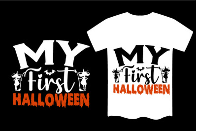 Halloween SVG T shirt Design Template