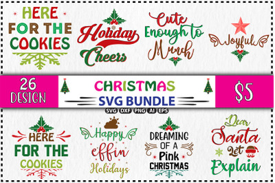 Christmas SVG Bundle, Vol 3