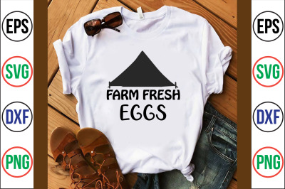 farm fresh eggs svg cut file