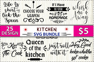 Kitchen SVG Design Bundle