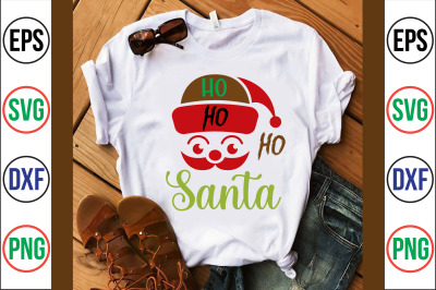 HO HO HO Santa svg cut file