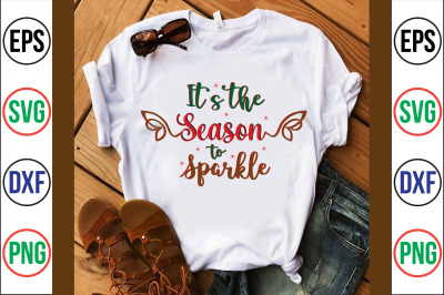 Its the Season to Sparkle svg cut file