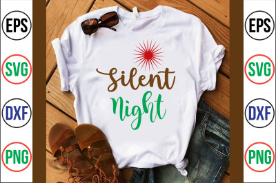 Silent Night svg cut file