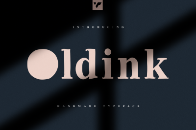 Oldink - handwritten serif typeface