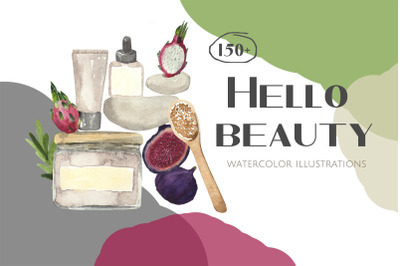 HELLO BEAUTY watercolor cosmetic set