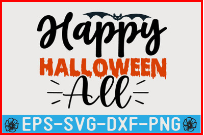 Halloween SVG T shirt Design Template