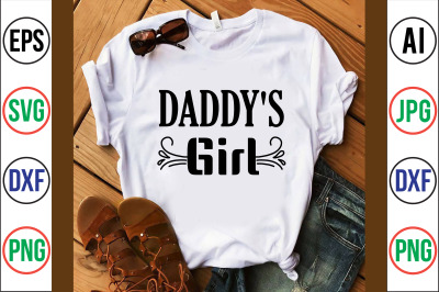 daddy&#039;s girl svg cut file