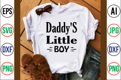 daddy&#039;s little boy SVG CUT FILE