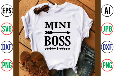 mini boss SVG CUT FILE