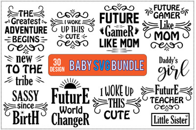 Baby SVG Bundle. Vol 2