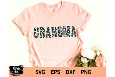 Grandma floral sublimation transfer