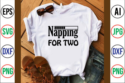 napping for two svg cut file