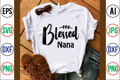 blessed nana svg cut file