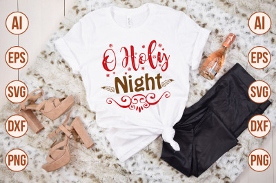 O Holy Night svg cut file