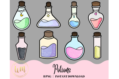 Magical Potions Clipart