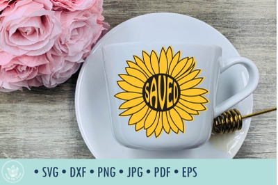 Sunflower Saved SVG cut file