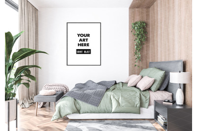 Interior scene_artwork background_frame mockup