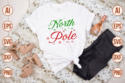 North Pole svg cut file