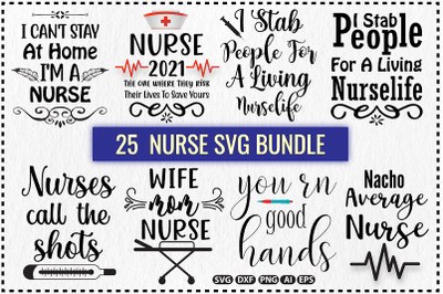 Nurse SVG Design Bundle