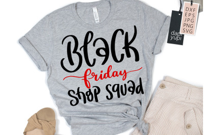 Black Friday Shop Squad SVG