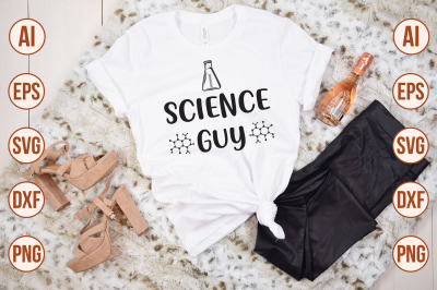 Science guy svg cut file