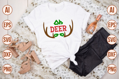 Oh Deer svg cut file