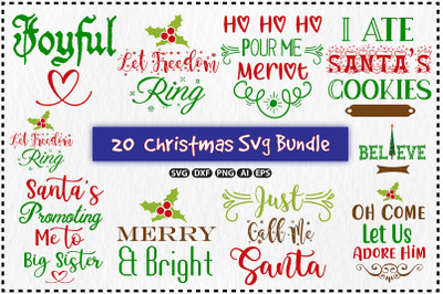 Christmas SVG Bundle, Vol 6