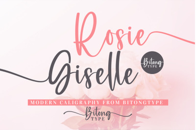 Rosie Giselle-A sweet modern caligraphy