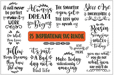 Inspirational SVG Design Bundle