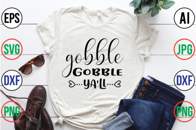 Gobble gobble ya&#039;ll svg cut file