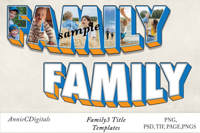 Family3 Photo Title and Template