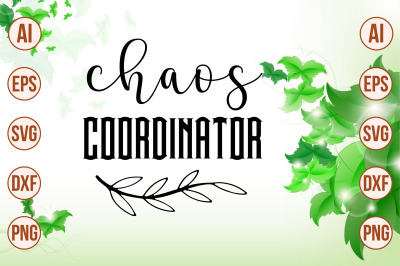 Chaos Coordinator svg cut file