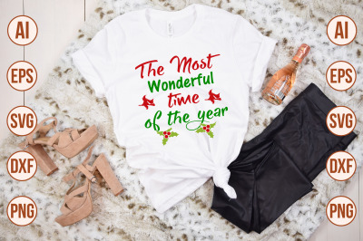 The most wonderful time of the year svg cut file