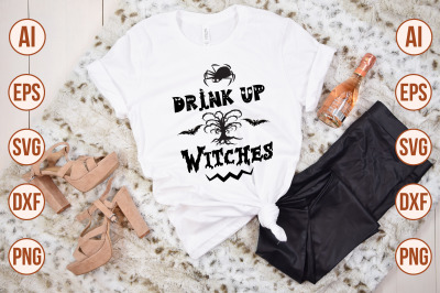 Drink Up Witches svg cut file