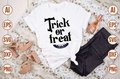 Trick or Treat svg cut file