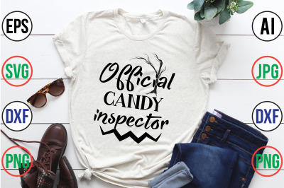 official candy inspector svg cut file