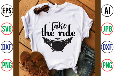 take the ride svg cut file