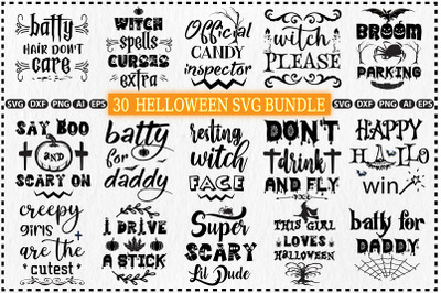 Halloween SVG Design Bundle, Vol 1